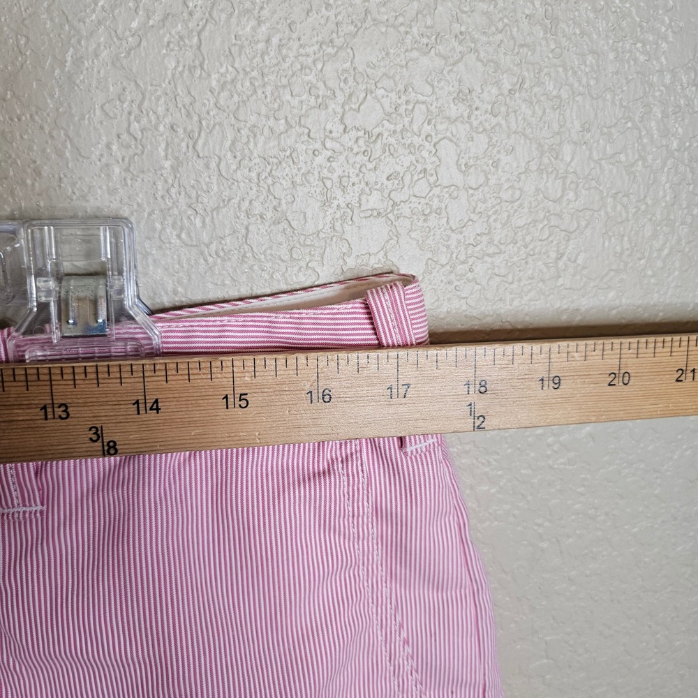 NWOT Polo Ralph Lauren pink and White Striped Shorts Womens 12 - Picture 6 of 13